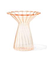 HEMA Vaas voor geurstokjes ⌀10x12cm glas met kraag geel (geel) - thumbnail