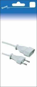 Stroomlijn Euroverlengsnoer 5 mtr wit 6666754 Stroomlijn Euroverlengsnoer 5 mtr wit 6666754