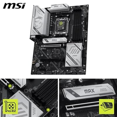 MSI MAG X870E GAMING MAX Moederbord WIFI /AMD X870/DDR5/SATA3/M.2/USB4/WiFi/BT/PCIe5.0/AM5/ATX