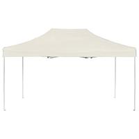 Partytent professioneel inklapbaar 4,5x3 m aluminium crme - thumbnail