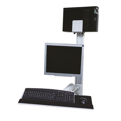 Value 17.99.1139 Wandbeugel voor monitor Aantal monteerbare displays: 1 Display(s) Grijs Kantelbaar, In hoogte verstelbaar, Draaibaar