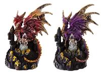 Dark Legends Draak op Kasteel LED kristal - thumbnail