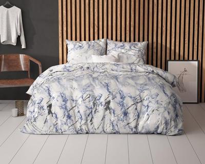 RoyalTextile - Glamour Ocean Dekbedovertrek - Micropercal - Blauw - 140 x 220 RoyalTextile - Glamour Ocean Dekbedovertrek - Micropercal - Blauw - 140 x 220