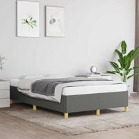Bedframe zonder matras 120x190 cm stof donkergrijs - thumbnail