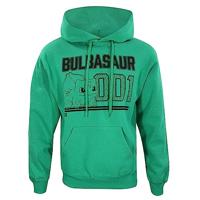 Unisex Hoodie Pokémon Bulbasaur Line Art Groen - Maat: S - thumbnail