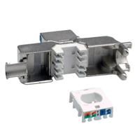 VALUE Cat.6A (Class EA) Keystone, RJ-45, afgeschermd, zilver, zonder gereedschap - thumbnail