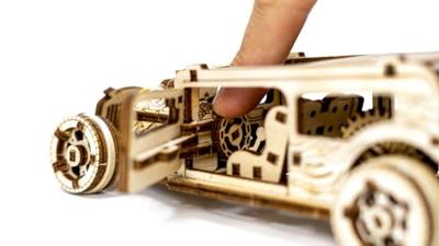 Revell 00612 Tiny Adventures - Hot Rod Auto (bouwpakket) Hout - thumbnail