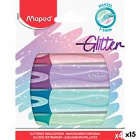 Fluorescerende Markeerstift Set Maped 4 Onderdelen Multicolour (15 Stuks) - thumbnail