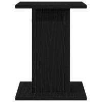 VidaXL Plantenstandaard 2 pcs zwart eiken 30 x 30 x 40 cm bewerkt hout - thumbnail