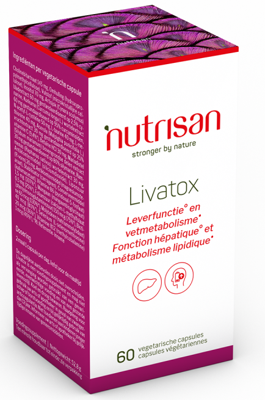 Nutrisan Livatox 60 Vegetarische capsules
