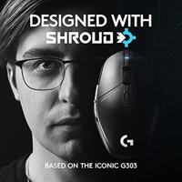 Logitech G303 Shroud Edition Draadloze Gaming muis - thumbnail