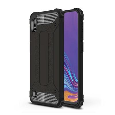 Magic Armor TPU + PC combinatie geval voor Galaxy A10 (zwart)