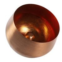 Countryfield tafellamp obion xl koperkleurig 50 cm | 2 stuks - thumbnail