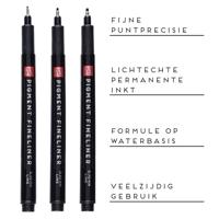 Talens • pigment fineliner set vet, 3 stuks - thumbnail