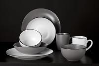 Cosy & Trendy Serviesset Speckle - Wit 18-delig / 6 personen - 6 dinerborden, 6 diepe borden en 6 ontbijtborden - thumbnail