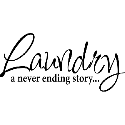 Laundry - Muursticker