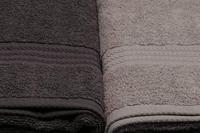 Set van 4 badhanddoeken - 70 x 140 cm - Wit, Grijs, Donkergrijs, Zwart - thumbnail