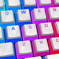 HyperX Pudding Keycaps Full Key Set (White PBT) - thumbnail