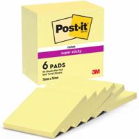 Memoblok 3M Post-it 654 Super Sticky 76x76mm geel - thumbnail