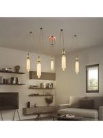 Light depot - plafondkap metaal 5 lichts - koper - Outlet - thumbnail