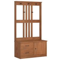 Halboom SANDENS 87x40x159,5 cm massief grenenhout - thumbnail