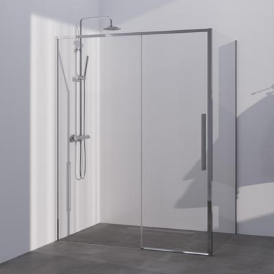 BRAUER Season douchecabine model B met schuifdeur helder glas 140x90x200 omkeerbaar incl. glascoating Season-Chroom BRAUER Season douchecabine model B met schuifdeur helder glas 140x90x200 omkeerbaar incl. glascoating Season-Chroom