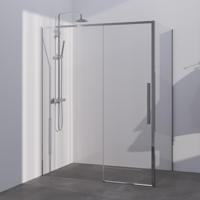 BRAUER Season douchecabine model B met schuifdeur helder glas 140x90x200 omkeerbaar incl. glascoating Season-Chroom - thumbnail