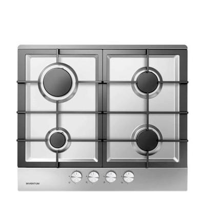 Inventum IKG6023GRVS kookplaat Zwart, Roestvrijstaal Ingebouwd Gaskookplaat 4 zone(s) Inventum IKG6023GRVS kookplaat Zwart, Roestvrijstaal Ingebouwd Gaskookplaat 4 zone(s)