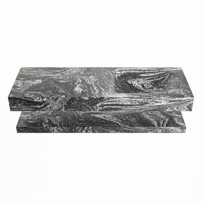 MONDIAZ ALAN-DLUX 130cm planchet Lava. Vrijhangende wastafel CLOUD rechts 1 kraangat, kleur Lava. MONDIAZ ALAN-DLUX 130cm planchet Lava. Vrijhangende wastafel CLOUD rechts 1 kraangat, kleur Lava.