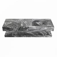 MONDIAZ ALAN-DLUX 130cm planchet Lava. Vrijhangende wastafel CLOUD rechts 1 kraangat, kleur Lava. - thumbnail