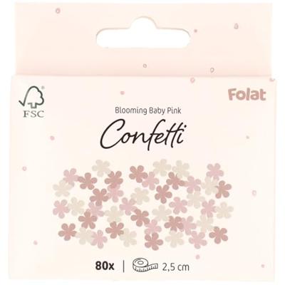 Confetti Bloemvorm Blooming Baby Girl (80st)