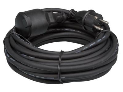 Rubber verlengkabel 10 m 3g1.5 penaarde Velleman - Velleman