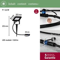 Paulmann 4000870945742 94574 Verlichtingssysteem Plug&Shine LED-tuinspot LED 6.8 W Warmwit Zwart - thumbnail