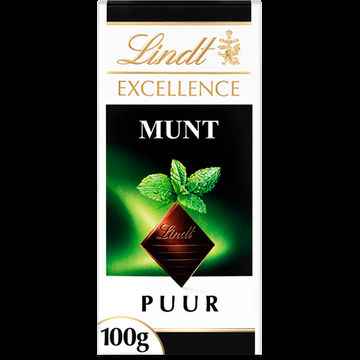 Lindt Excellence Mint Intense Noir 100g bij Jumbo