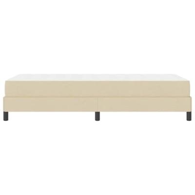 Boxspring bed Anders Crème 80 x 200 cm Stof