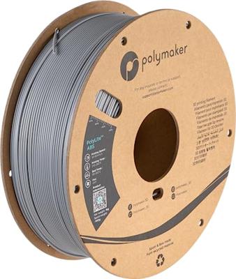 Polymaker PE01003 PolyLite Filament ABS kunststof Geurarm 1.75 mm 1000 g Grijs 1 stuk(s) Polymaker PE01003 PolyLite Filament ABS kunststof Geurarm 1.75 mm 1000 g Grijs 1 stuk(s)