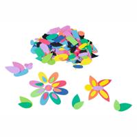 Colorations - zelfklevende foam figuren stickers, 1000st. - thumbnail