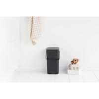 Brabantia Sort and Go Afvalemmer 12L Grijs - thumbnail