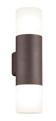 Trio Wand lampHoosic 2-lichts 33cm bruin - 222260224
