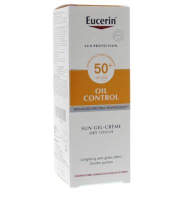 Eucerin Sun Oil Control Dry Touch Gel-Crème Onzuivere en Vette Huid SPF50+ 50ml