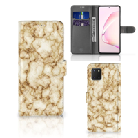 Samsung Note 10 Lite | Bookcase | Marmer Goud - thumbnail