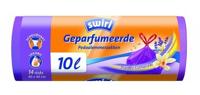 Swirl pedaalemmerzakken met trekband geparfumeerd vanille-lavendel 10l 14 stuks - thumbnail