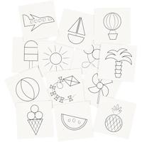 Creativ Company Https://www.cchobby.nl/memory-kaarten-afm-7x7-cm-400-gr-wit-1-set - thumbnail