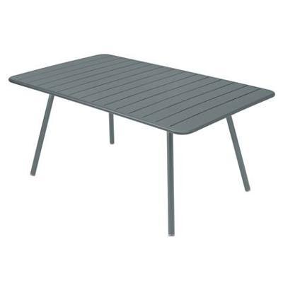 Fermob Luxembourg tuintafel L165 x B100 cm Storm grey