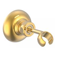 Handdouchehouder Tres Clasic | Verstelbaar | Messing | Vintage | 24k Goud glans - thumbnail