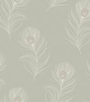 Dutch Wallcoverings Eleganza - Pavone Sage - Groen - thumbnail