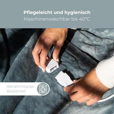 Profi-Care PC-WZD 3061 Elektrische deken 180 W Grijs
