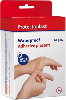 Waterafstotende bruine pleisters protectaplast ass