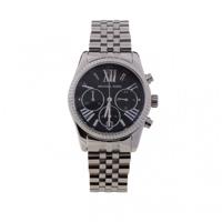 Michael Kors Dames MK5705 Bradshaw zwarte wijzerplaat roestvrij stalen armband chronograaf horloge - thumbnail