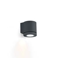 Wever Ducre Tube Wall 1.0 LED Wandlamp - Donkergrijs - thumbnail